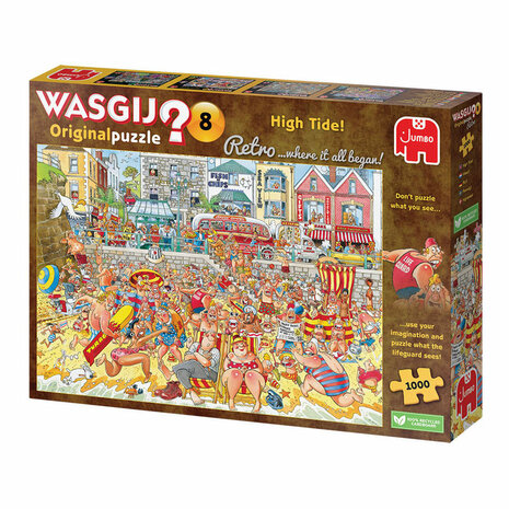 Wasgij Retro Original 8 Legpuzzel - Vloed!, 1000st.