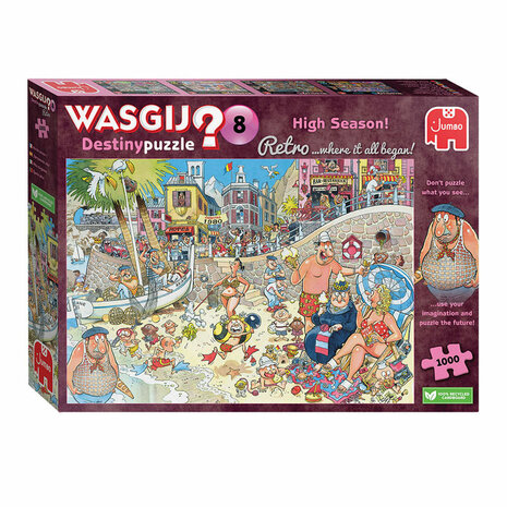 Wasgij Retro Destiny 8 Legpuzzel - Hoogseizoen!, 1000st.