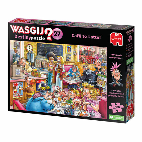 Wasgij Destiny 27 Legpuzzel - De Koffieshop!, 1000st.