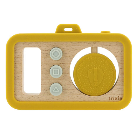 Trixie Houten Siliconen  Baby Camera  - Mr. Lion