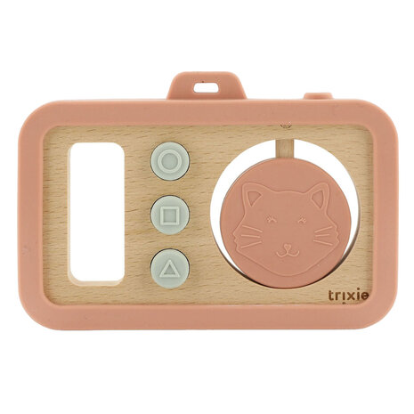 Trixie Houten Siliconen  Baby Camera  - Mrs. Cat