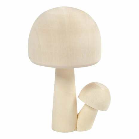 Gecombineerde Houten Paddestoelen