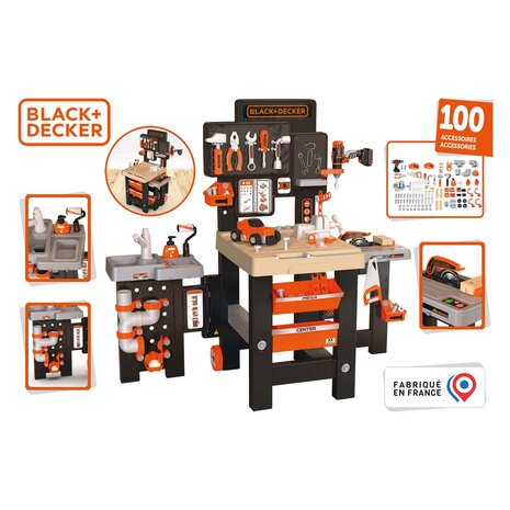 Smoby Black & Decker Mega Center, 100dlg.