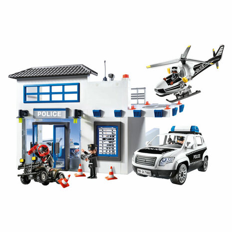 Playmobil Action Heroes Politiepost met Voertuigen - 71602