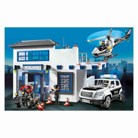 Playmobil Action Heroes Politiepost met Voertuigen - 71602