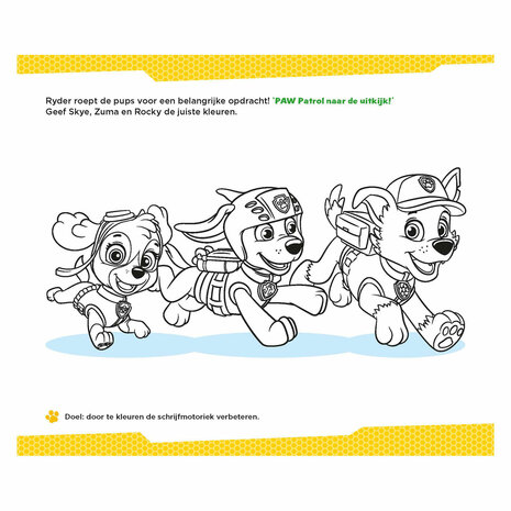 PAW Patrol - Eerste schrijfspelletjes (3-4 jaar)