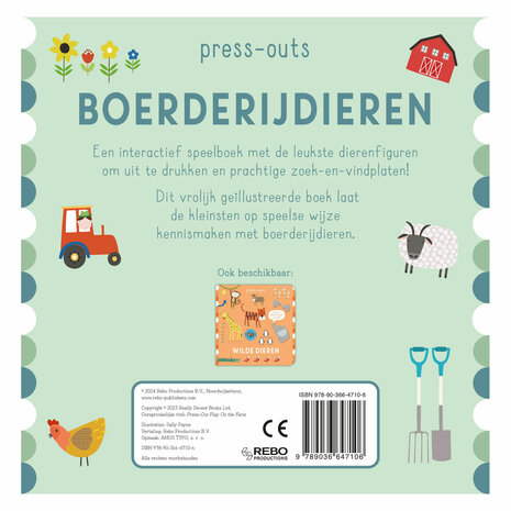 Kartonboek Press-Outs - Boerderijdieren