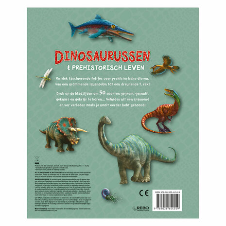 Geluidenboek Dinosaurussen & Prehistorie