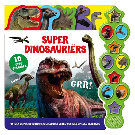 Geluidenboek Super Dinosauriers