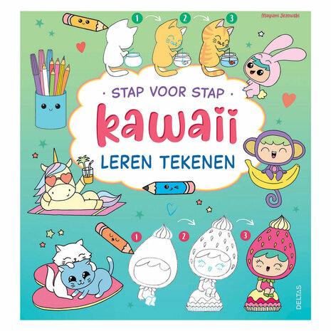 Stap voor Stap Kawaii Leren Tekenen Hobbyboek