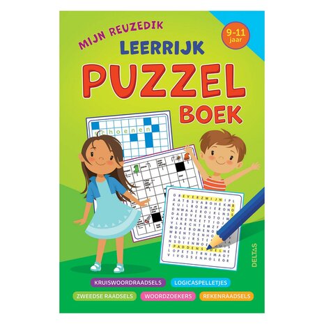 Mijn Reuzedik Leerrijk Puzzelboek (9-11 jaar)