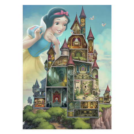 Legpuzzel Disney Castles Snow White, 1000st.