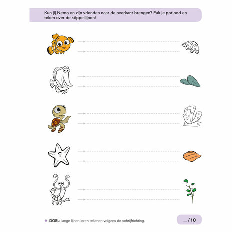 Disney Ik Leer met - Schrijven, Lezen en Tellen (4-5 j.)