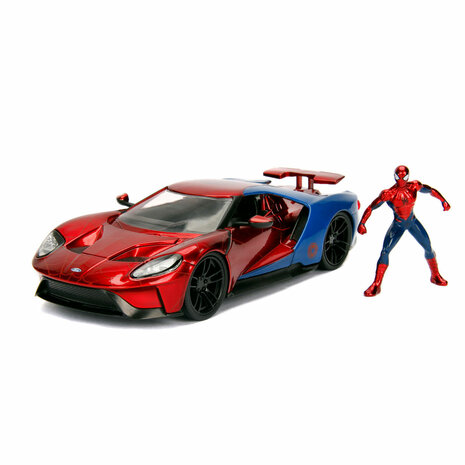 Jada Marvel Spiderman 2017 Ford GT 1:24