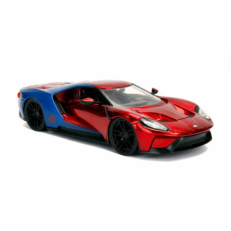 Jada Marvel Spiderman 2017 Ford GT 1:24