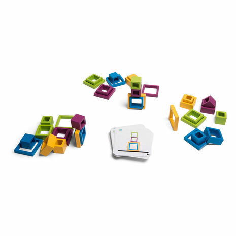 BS Toys Houten Frames Vorm en Kleuren Spel