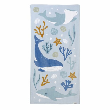 Little Dutch Ocean Dreams Badlaken Blauw