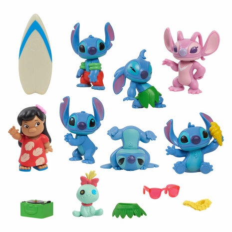 Stitch Deluxe Figuren Speelset, 13dlg.