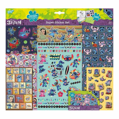 Totum 700062 Stitch Super Stickerset