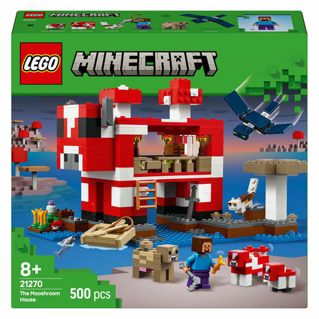 LEGO Minecraft 21270 Het Mooshroom Huis