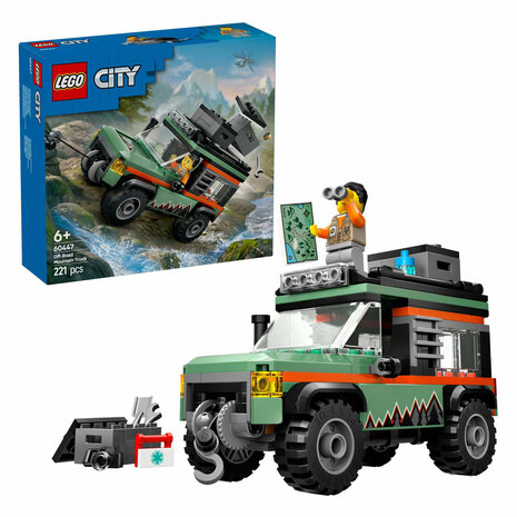 LEGO City 60447 4X4 Terreinwagen voor In De Bergen