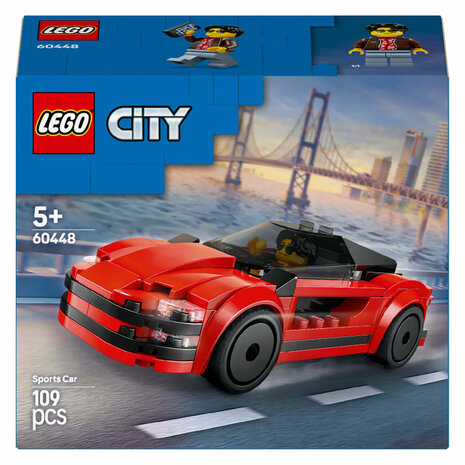 LEGO City 60448 Rode Sportwagen