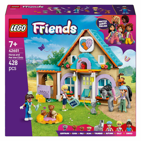 LEGO Friends 42651 Dierenkliniek voor Paarden en Huisdieren