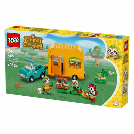 LEGO Animal Crossing 77054 Leifs Caravan en Tuinwinkel