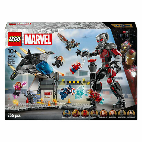 LEGO Super Heroes 76314 Captain America Civil War Actiescene