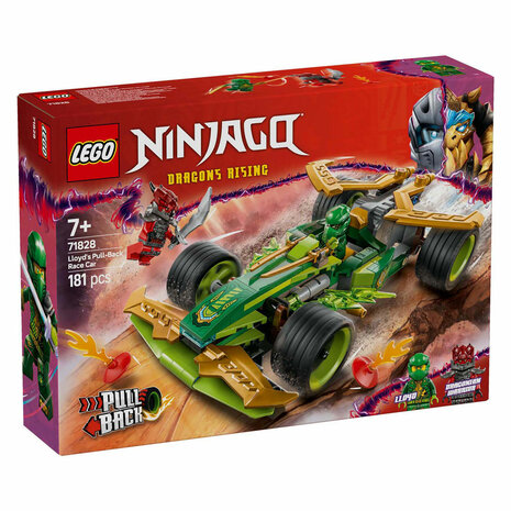 LEGO Ninjago 71828 Lloyds Pull-Back Racewagen