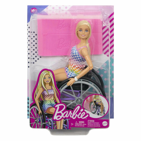 Barbie Fashionistas Modepop in Rolstoel