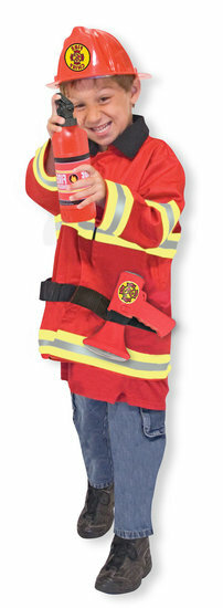 Smash leerling Namaak Melissa & Doug Verkleedkleding brandweer - Speelgoed de Betuwe