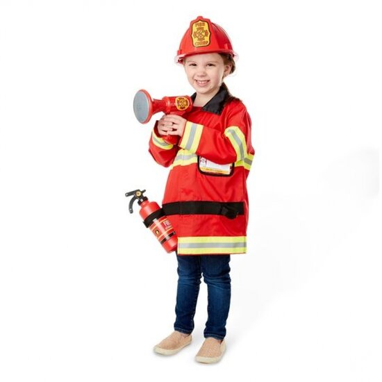 Delegeren Ondergedompeld musical Melissa & Doug Verkleedkleding brandweer - Speelgoed de Betuwe