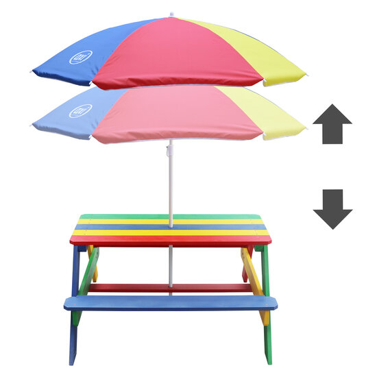AXI Nick Regenboog - Parasol Regenboog - Speelgoed de