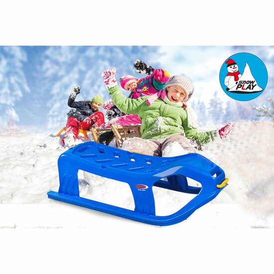 Medic Realistisch binnen Snow Play Slee Snow-Star 90cm blauw - Speelgoed de Betuwe