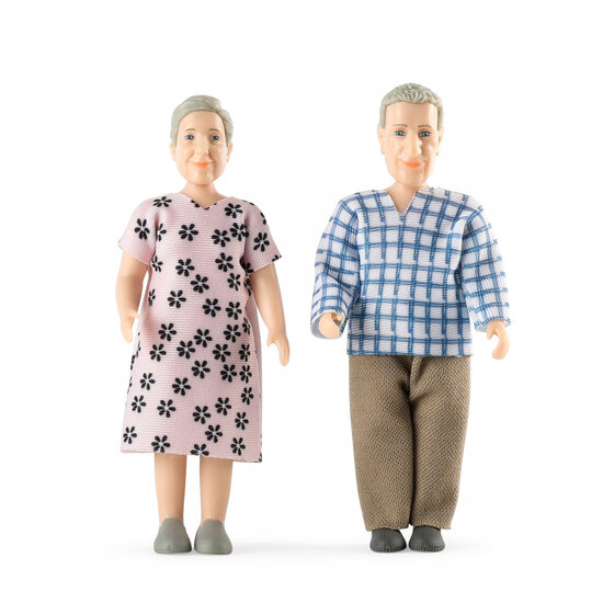 Lundby Poppenhuisfiguren opa &amp; oma &#039;Charlie&#039;