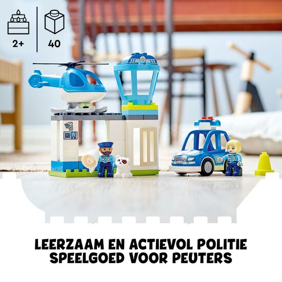 Transformator Tot Menselijk ras Lego Duplo 10959 Politiebureau & Helikopter - Speelgoed de Betuwe