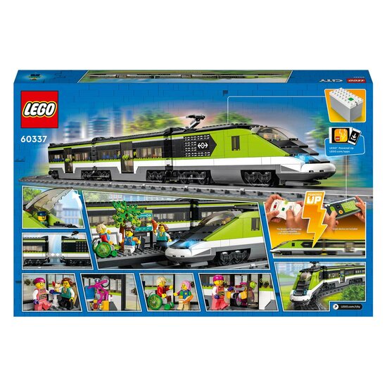 Onregelmatigheden Op de grond Inspireren LEGO City 60337 Express Passagierstrein - Speelgoed de Betuwe