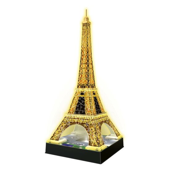 Meerdere Draaien Zwitsers Ravensburger 3D Puzzel - Eiffeltoren Night Edition - Speelgoed de Betuwe