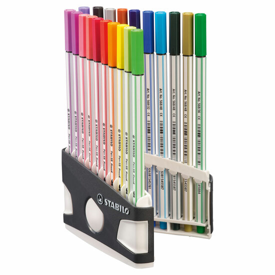 voorzien kompas Hamburger STABILO Pen 68 Brush ARTY ColorParade, 20st. - Speelgoed de Betuwe