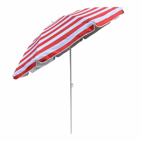 Outdoor Parasol *** 180 Rood/Wit