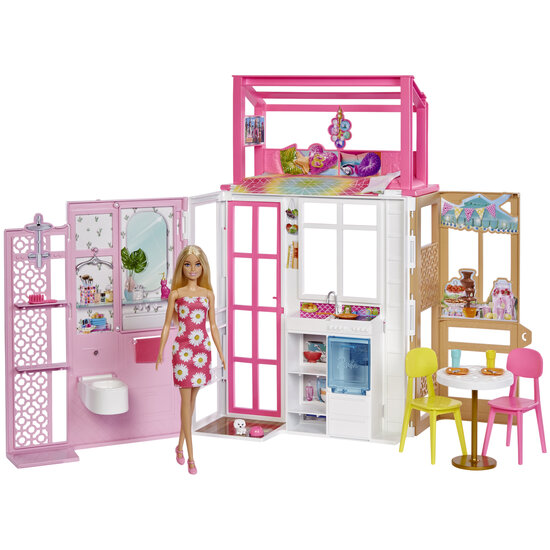 Brouwerij zag Prestatie Barbie huis met pop - Speelgoed de Betuwe