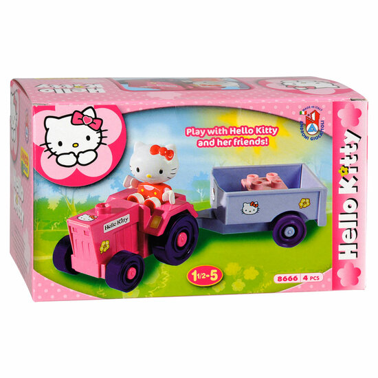 Blaast op publiek Snel Hello Kitty Unico Miniset Tractor - Speelgoed de Betuwe