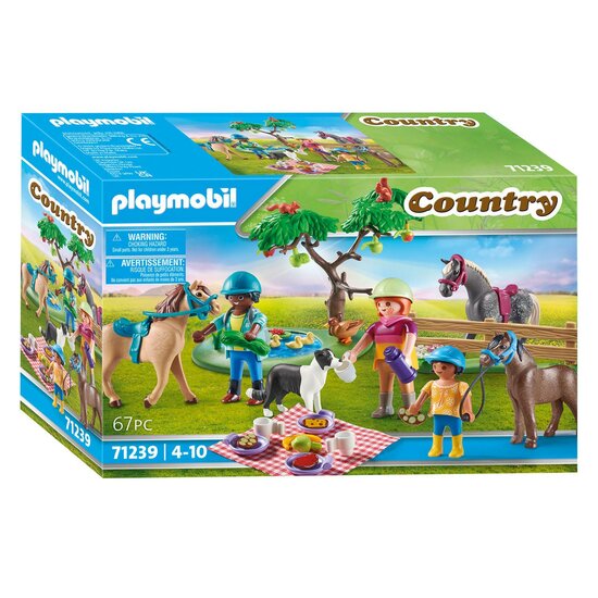 toenemen Giftig virtueel Playmobil Country 71239 Picknick excursie met paarden - Speelgoed de Betuwe