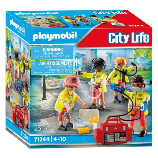 Een evenement Blootstellen Sandalen Playmobil City Life Reddingsteam - 71244 - Speelgoed de Betuwe