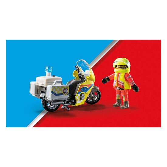 tijdelijk Bovenstaande De kamer schoonmaken Playmobil City Life Noodmotorfiets met zwaailicht - 71205 - Speelgoed de  Betuwe