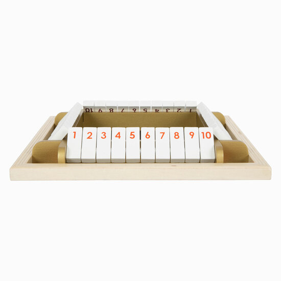 Small Foot - Shut the Box Houten Dobbelspel Gouden Editie