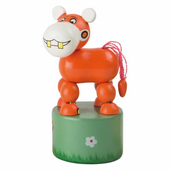 Small Foot - Houten Drukfiguur Wilde Dieren, Set van 6