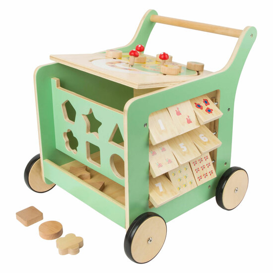 Small Foot - Houten Baby Walker Loopwagen Activiteitencentru