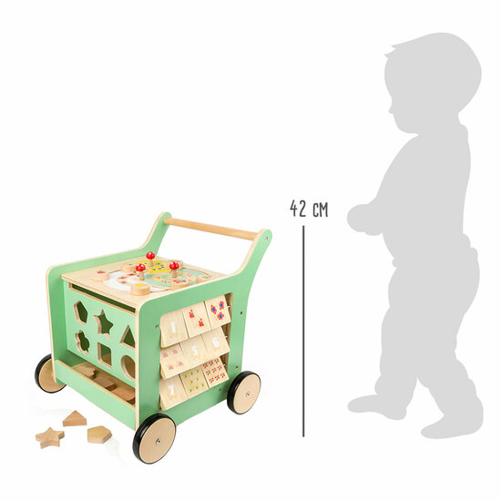 Small Foot - Houten Baby Walker Loopwagen Activiteitencentru